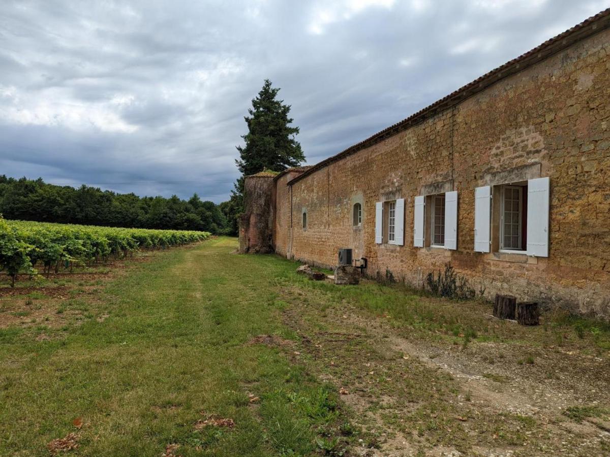 Gite Charmant Au Coeur D'Un Chateau Historique Avec Parc, Proche De Cognac, Ideal Famille Et Nature - Fr-1-653-167 Cherves-de-Cognac Kültér fotó